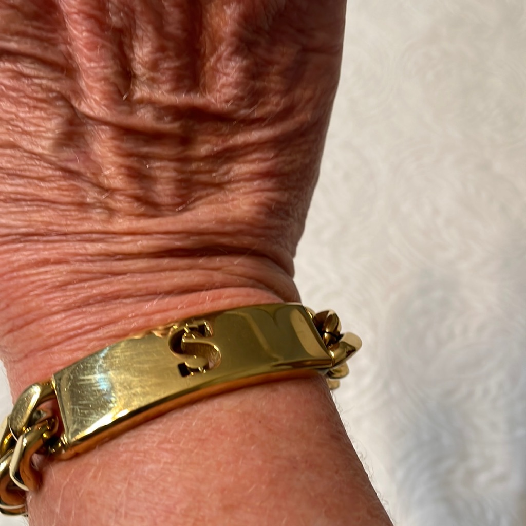 Chain Initial Bracelet